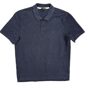 Ted Baker London Short Sleeve Polo Shirt Blue Large 4